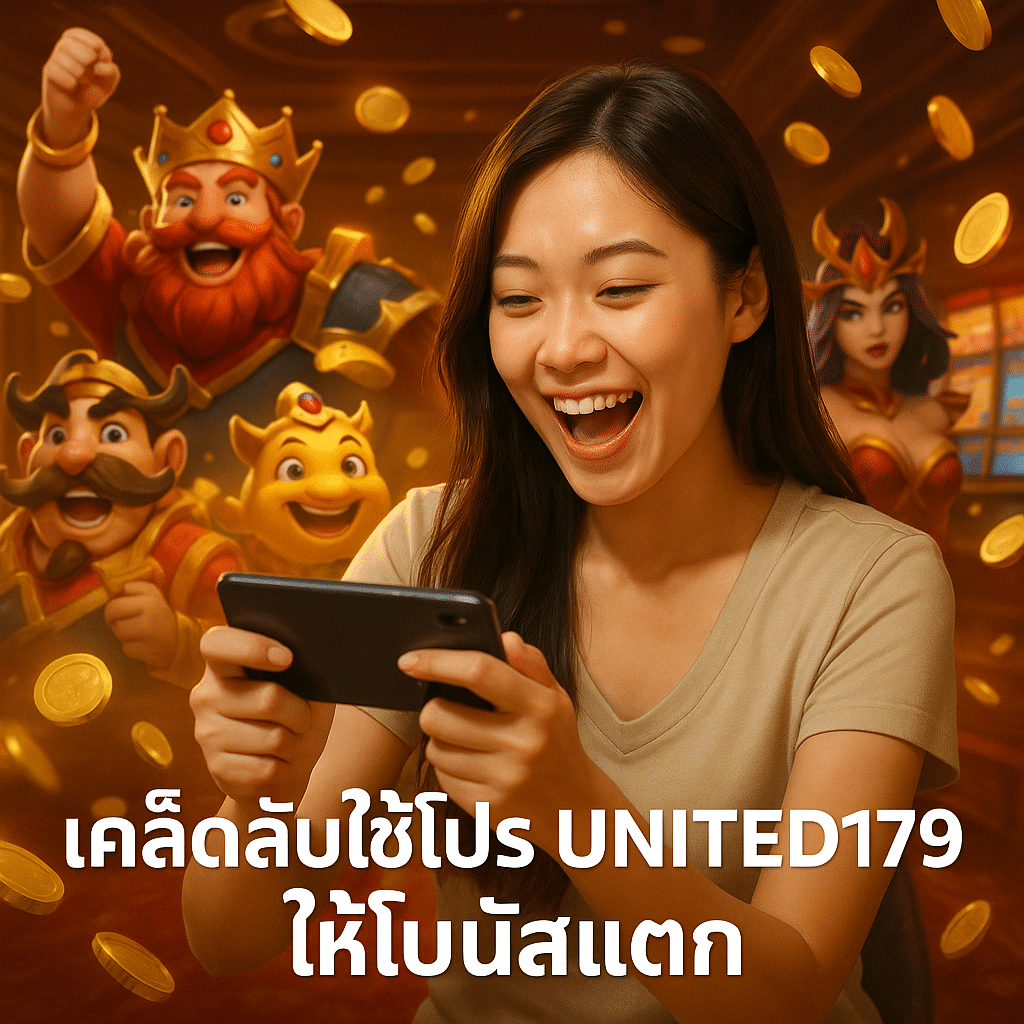 เคล็ดลับใช้โปร UNITED179 ให้โบนัสแตก