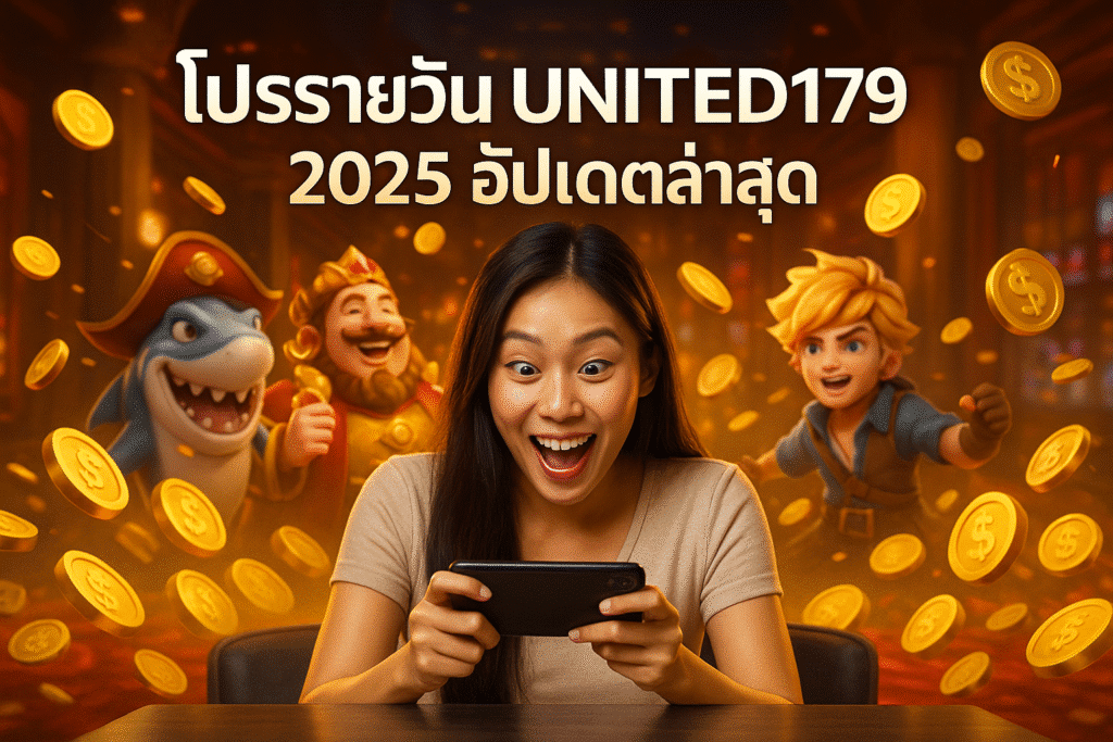 โปรรายวัน UNITED179 อัปเดตล่าสุด 2025